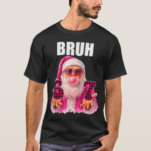 Bruh 67 Kerstman Bubble Gum Zes Zeven Meme Kerstmi T-shirt