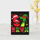 Bruh 67 Six Seven 6 7 Meme Christmas Funny Boy Gir Kaart (Gele Bloem)