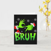 Bruh 67 Six Seven 6 7 Meme Christmas Funny Gen Alp Kaart (Gele Bloem)