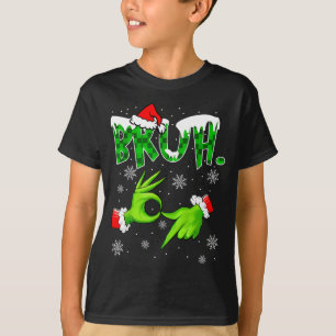 Bruh 67 Six Seven 6 7 Meme Kerst Grappig Gen Alp T-shirt