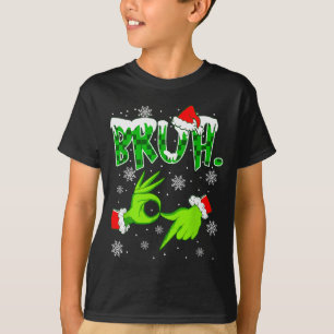 Bruh 67 Six Seven 6 7 Meme Kerst Grappig Gen Z S T-shirt