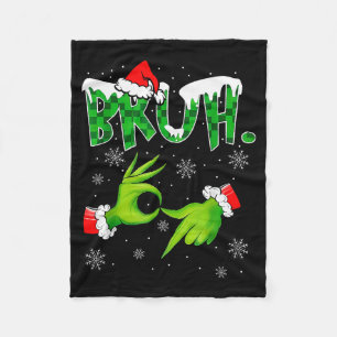 Bruh 67 Six Seven 6 7 Meme Kerstmis Grappig Gen Al Fleece Deken