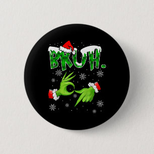 Bruh 67 Six Seven 6 7 Meme Kerstmis Grappig Gen Al Ronde Button 5,7 Cm