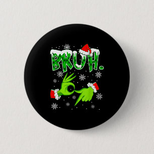 Bruh 67 Six Seven 6 7 Meme Kerstmis Grappig Gen Z  Ronde Button 5,7 Cm