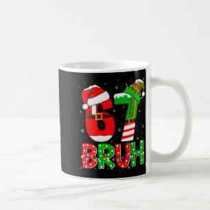 Bruh 67 Six Seven 6 7 Mop Grappige Kerst Truien Koffiemok