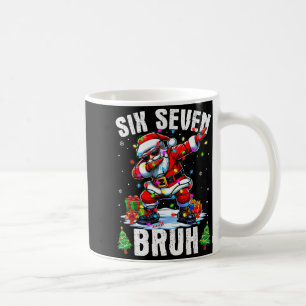 Bruh 67 Six Seven Kerstman Dabbing Kerst Truien B Koffiemok