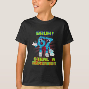 Bruh 67 Zes Zeven 6-7 Grappige Brainrot Meme Voor T-shirt