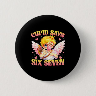 Bruh 67 Zes Zeven 6 7 Meme Valentijnsstiften Funny Ronde Button 5,7 Cm