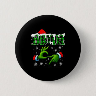 Bruh 67 Zes Zeven 6 7 Truien Grappig Meme Kerstmis Ronde Button 5,7 Cm