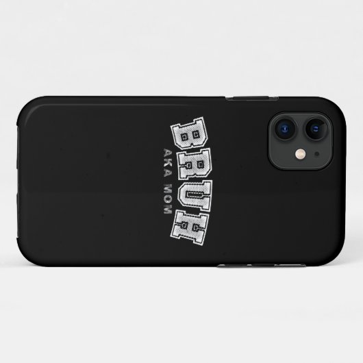 Bruh aka mam grappig Moederdag retro  Case-Mate iPhone Case (Achterkant (horizontaal))