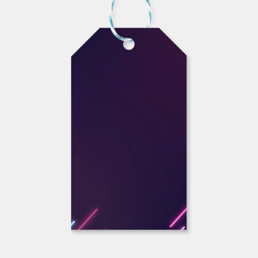 Bruh, ben je binnen? Neon Arcade Video Games Jonge Cadeaulabel (Achterkant)