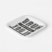 Bruh, ben je binnen? Pool Party Tiener Jongen Verj Papieren Bordje (Gebogen)