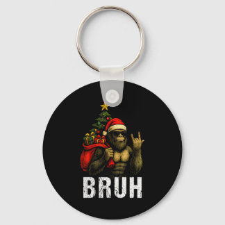 Bruh Bigfoot Kerst Grappige Kerstboom Kerstmis S Sleutelhanger