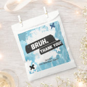 Bruh Boy Zomer Zwembad Party Verjaardag Dank u Bedankzakje (Geknipt)