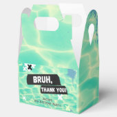 Bruh Boy Zomer Zwembad Party Verjaardag Favoriet B Bedankdoosjes (Geopend)