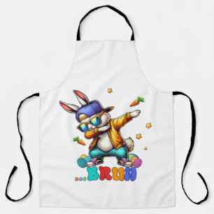 Bruh Dab Konijn Pasen Grappig Schort