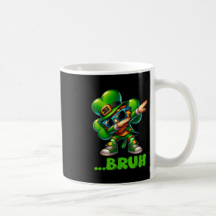 Bruh Dab Leprechaun Funny Kinder Boys Mannen St Pa Koffiemok