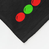 Bruh Dab Nutcracker Funny Kids Boys Mens Christmas Fleece Deken (Hoek)