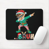 Bruh Dabbing Elf Funny Kids Boys Mens Christmas Ma Muismat (Met muis)