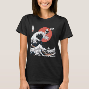 Bruh De Grote Golf Kanagawa Grappige Japanse Surfi T-shirt
