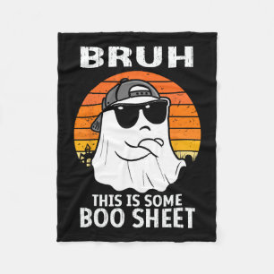 Bruh dit is een aantal Boo Sheet Ghost Halloween M Fleece Deken