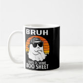 Bruh dit is een aantal Boo Sheet Ghost Halloween M Koffiemok (Links)