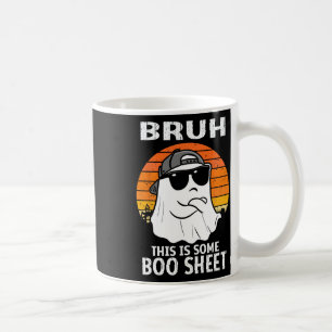 Bruh dit is een aantal Boo Sheet Ghost Halloween M Koffiemok