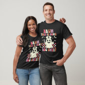 Bruh Dit is een paar lakens grappig Groovy Hallowe T-shirt (Unisex)