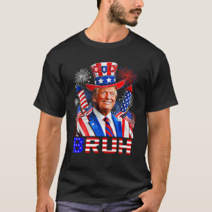BRUH Donald Trump Patriottisch Vuurwerk 4 juli F T-shirt
