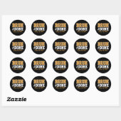 Bruh Done Class of 2025 Afstuderen Afstuderen Ronde Sticker (Vel)