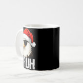 Bruh Eagle Christmas Funny Xmas For Mens Boys Koffiemok (Voorkant links)