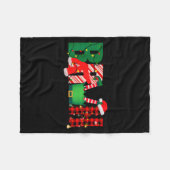 Bruh Funny Christmas For Kids Boys Bruh Xmas Light Fleece Deken (Voorkant (Horizontaal))