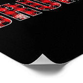 Bruh Funny Christmas Plaid Teens Boys Kids Xmas Pa Poster (Hoek)