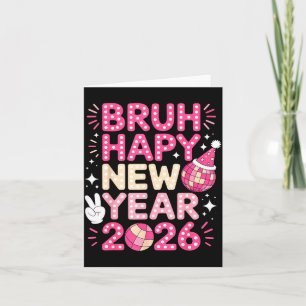 Bruh Gelukkig Nieuwjaar 2026 Feestelijke Sfeer Voo Kaart