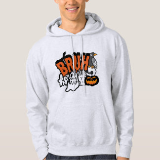 Bruh Ghost Halloween Schattigee Ghost Trick or tre Hoodie