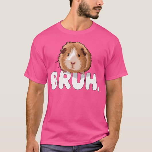 Bruh Guinea Pig T-shirt (Voorkant)