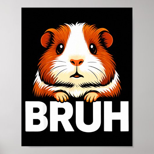 Bruh Guinee G Poster (Voorkant)