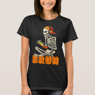 Bruh Halloween Skelet Gamer Video Games Jongens Me T-shirt
