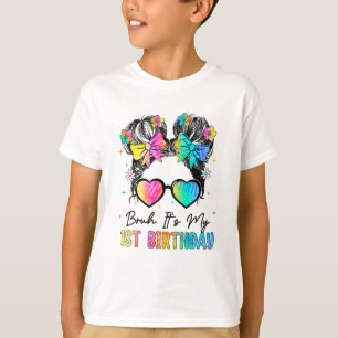 Bruh Het is mijn 1e verjaardag 1 jaar oude 1e verj T-shirt