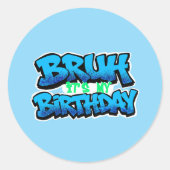 Bruh Het Is Mijn Verjaardag Stickers (Voorkant)