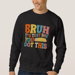 Bruh, het is testdag, je hebt deze testende groovy trui