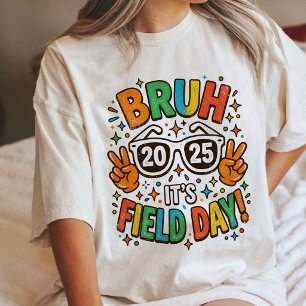 Bruh Het Is Velddag 2025 Retro Vibes Tri-Blend Shirt