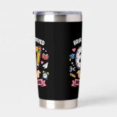 Bruh I survived 67 days of school Geïsoleerde Drinkbeker (Rechts)