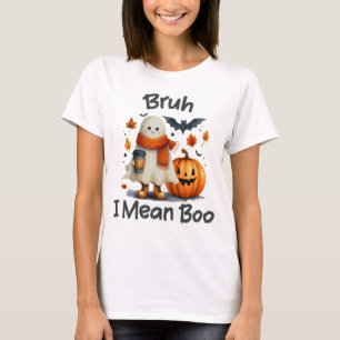 Bruh, ik bedoel Boo, grappige geest T-shirt