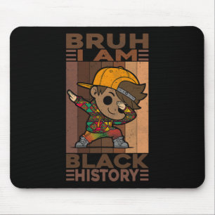 Bruh Ik Ben Black History Month Kinderen Jongens A Muismat