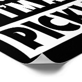 Bruh Ik ben een Pickle Funny Lazy Halloween kostuu Poster (Hoek)