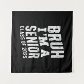 Bruh ik ben eindexamenklas 2025 afstuderen wandkleed (Voorkant (horizontaal))