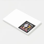 Bruh ik heb 67 dagen school overleefd post-it® notes (Schuin)
