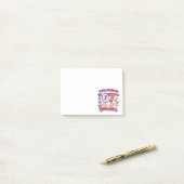Bruh ik heb 67 schooldagen overleefd post-it® notes (Op bureau)