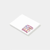 Bruh ik heb 67 schooldagen overleefd post-it® notes (Schuin)